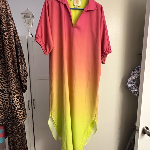 EUC Emily McCarthy midi dress size L - Picture 1 of 1